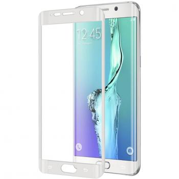 Celly GLASS515WH - Protector de pantalla de cristal para Samsung Galaxy S6 Edge Plus, color blanco