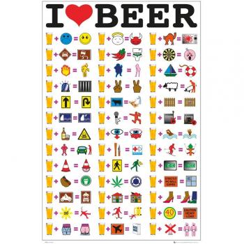 GB eye LTD, I Love Beer, Maxi Poster, 61 x 91,5 cm