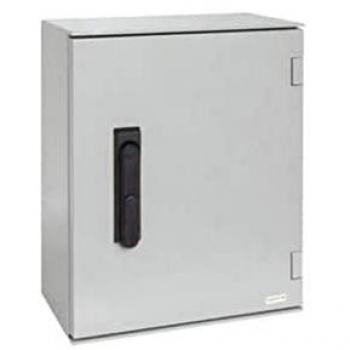 Caja de pared de Poliéster Reforzado con Fibra de Vidrio, IP66, Schneider Electric, H 430 x W 330 x D 200 mm, con MP Bakelite