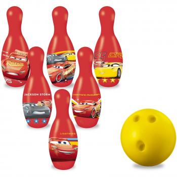 Disney Cars Película Original Juego de 6 Bolos Rojos, 19 cm