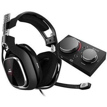 ASTRO Gaming A40 TR Auriculares alámbricos y MixAmp Pro TR, 4a gen, Audio V2, micrófono intercambiable, control de balance de juego, voz, para Xbox Series X y S, Xbox One, PC - Negro/Rojo