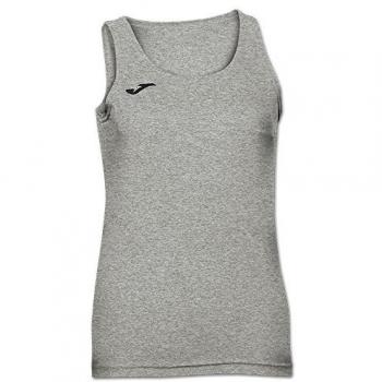 Joma Diana Women's/Girls Light Grey Melange Sleeveless Fitness Tank Top