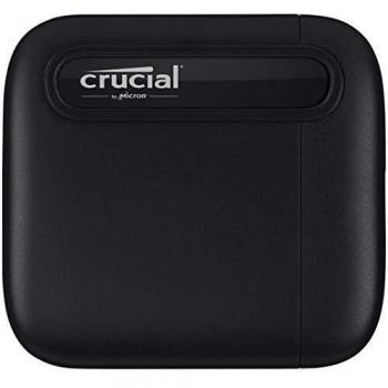 Crucial CT500X6SSD9 X6 500GB SSD portátil, de hasta 540 MB/s, USB 3.2, Unidad de estado sólido externa, USB-C