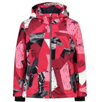 CMP Chaqueta Snaps Hood 39w2085 Rosa con capucha y broches, Fuxia-Anémona-Brillo, talla 164