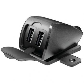 Cargador USB Doble Fix Trek 2 Impermeable - Ultra Rápido 5400 mA 12/24V