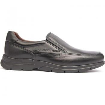 Mocasines de Piel para Hombre NUPER - Color Negro - Zapatos sin Cordones - Suela Plana - Estilo Casual - Cómodos y de Alta Calidad - Modelo 1251