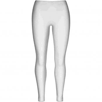 Mey Noblesse Women's Long Leggings White Cotton Size 42