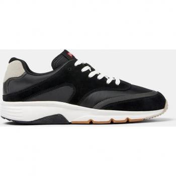 CAMPER Drift - Men's Sneakers in Black/Grey, Size 46, Cotton Fabric