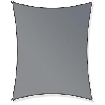 Toldo Rectangular Toboli 3,5x5m Vela de Sombra Antiviento Protección UV 30+ para Jardín, Terraza y Balcón