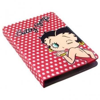 Funda Universal para Ebook 6/15.24cm E-Vitta Betty Boop Booklet Dots con Fijación de Moldes de Plástico y Cierre con Banda