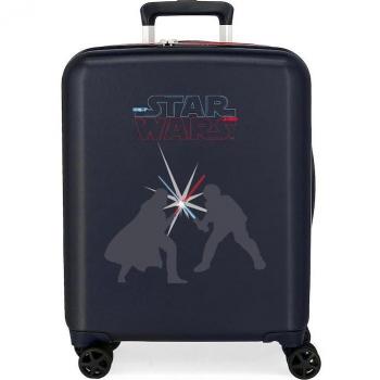 Maleta de Cabina Rígida Disney Star Wars 55 cm Azul con Capacidad de 38L