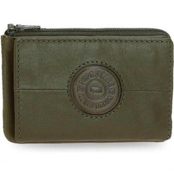 Pepe Jeans - Monedero Tarjetero Cracker Verde caqui