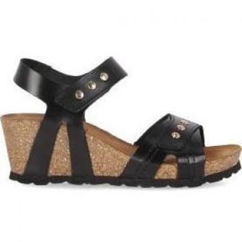 Chika10 Sandalia de Cuña Kadiz 02 Negro