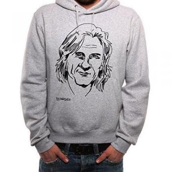 Mister Merchandise Hoodie para Hombre Gerard Depardieu - Sudadera con Capucha S-XXL - Muchos Colores