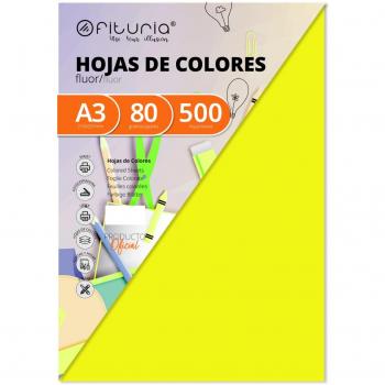 Papel para Imprimir Fabrisa Amarillo A3 500 Hojas