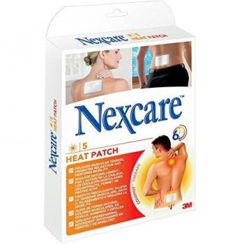 Nexcare Parche térmico, 9,5 cm x 13 cm, paquete de 5 unidades