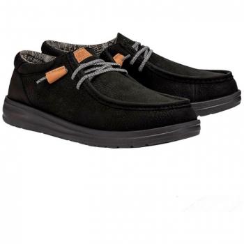 Hey Dude Wally Grip Craft Leather Laced Shoes for Men