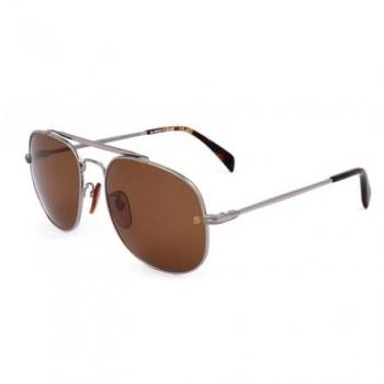 David Beckham 7004S Men's Silver Metal Sunglasses - One Size