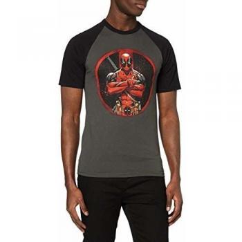 Marvel Deadpool Camiseta, Gris