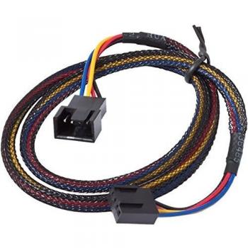 Cable de extensión Aqua Computer aquabus 4 pines - 50 cm, multicolor, para monitoreo de refrigeración líquida