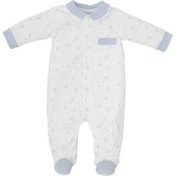 Pelele de bebé niño estampado 100% algodón en color arena
