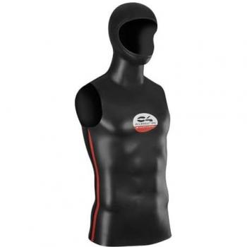 C4 Traje de Buceo Ultra Stretch 2 Mm con Capucha para Apnea, Natación y Pesca Subacuática