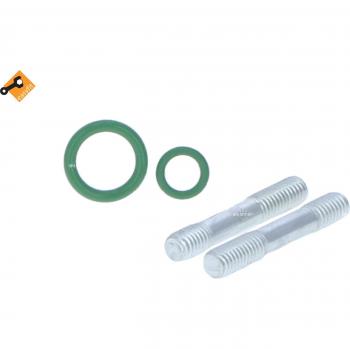 Condensador de Aire Acondicionado NRF 350340 (Aluminio) con Secador y Anillo de Sello