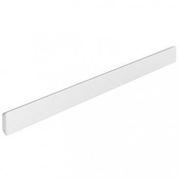 Barra de Pared Hansgrohe WallStoris 50 cm, Blanco Mate, Sin Taladro, Organizador para Accesorios de Baño