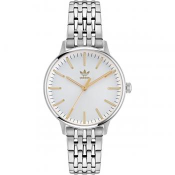 Adidas Unisex Code One Quartz Analog Watch with Stainless Steel Bracelet AOSY22065 (Ø 34mm)