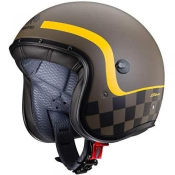 Casco Caberg Jet Freeride fórmula Mate Brown/Amarillo S