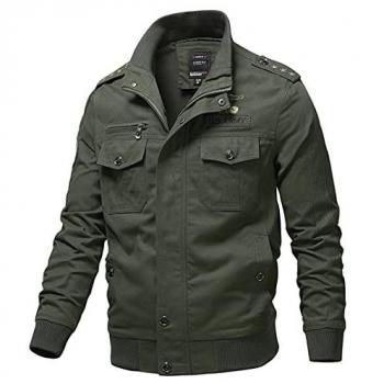 Bolso de mujer Emporio Armani MY EA de nylon, color negro, talla OS. Chaqueta militar para hombres, chaqueta bomber de algodón, modelo 9931 en verde militar, talla XL