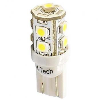 M-Tech L018B Lámpara LED W5W 9xSMD3528 12V, Set de 10