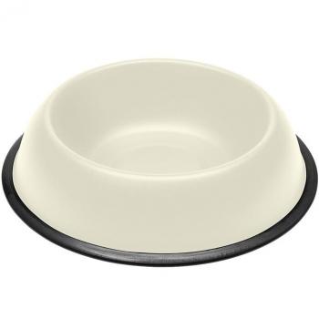 Cuenco de Metal Antideslizante MIRA KC 78 Ivory 1,5L para Gatos y Perros