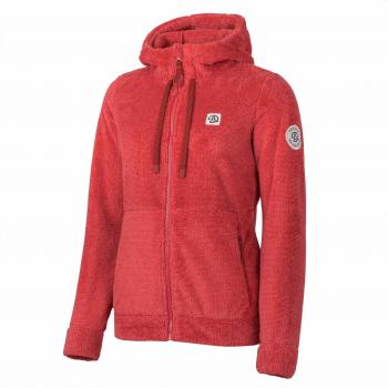 Chaqueta Interior de Mujer Ternua Red Cove Forro Polar Cranberry