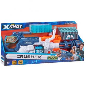 X-Shot - Lanzador Crusher con 48 dardos