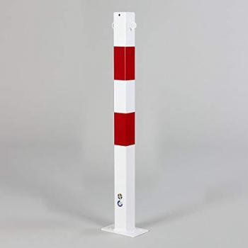 Poste cuadrado 70x70 con ojales - Dancop
