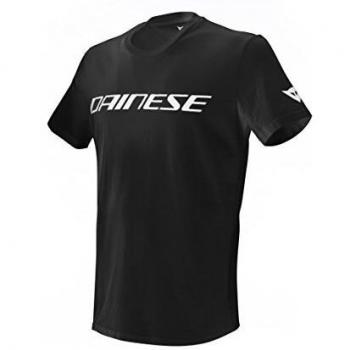 Dainese Logo  -  Camiseta Negro/Blanco, M