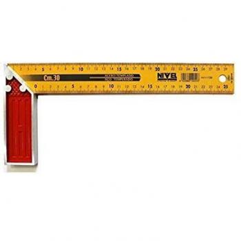 ESCUADRA MEDIC CARPINTERO 300MM ALU NIVE L