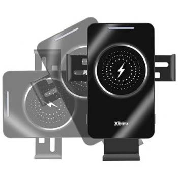 Soporte automático para coche Xblitz GX4 con carga inductiva 90° Negro