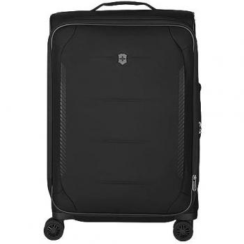 Victorinox Crosslight Expandable Medium Softside Spinner Suitcase (Black)