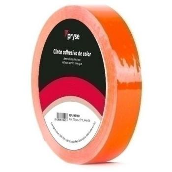 CINTA ADHESIVA PRYSE OPP 19x63 NARANJA - Pack de 6 unidades