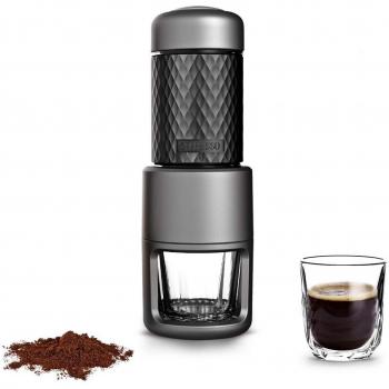 STARESSO Máquina de café manual portátil con cápsulas de café espresso Cappuccino Quick Cold Brew Todo-en-uno para viajes en el hogar Oficina Camping al aire libre