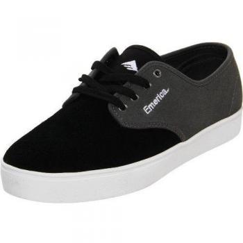 Emerica LACED LACED-M - Zapatillas de skate de ante para hombre, color negro, talla 40