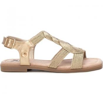 Sandalia de Mujer XTI 142589 ORO HEBILLA con hebilla decorativa, diseño elegante, color oro y suela cómoda