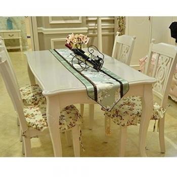 XXTT-Flores mesa runner tabla bandera mantel mantel TV gabinete ascensor turbante de lujo , light coffee fragrance , 30*240/.