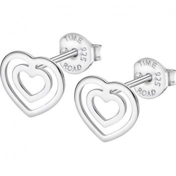 Pendientes Time Road WS03068 de Plata para Mujer con Acabado Brillante Basics