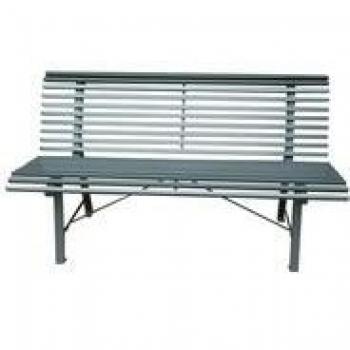 8704N10 - Banco Forja 126 Cm Respaldo Plástico