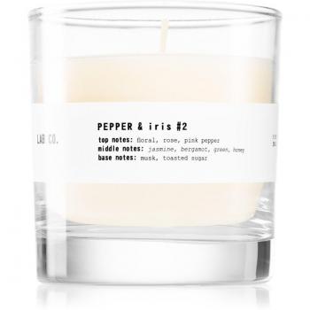Ambientair - Vela Perfumada en Vaso 200 g con fragancia de Pimienta y Iris, duración de 40 horas