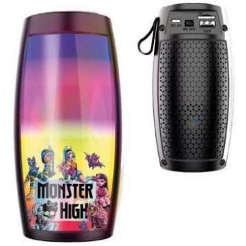 Altavoz Bluetooth Monster High con Entrada USB y Potencia 5V, Dimensiones 15x7.3x7.3 cm (Reig - 6512)