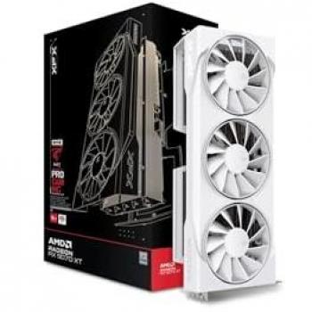 XFX Tarjeta Gráfica Radeon RX 9070 XT Swift Gaming X3 16GB GDDR6 Triple Ventilador Blanca